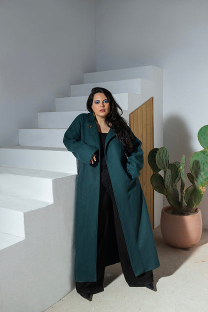 Daii Qamar Long Coat |ضَيّ قَمَر مِعْطَف طَوِيل