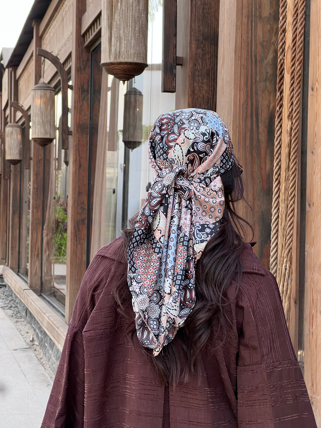 Najma Satin Scarf