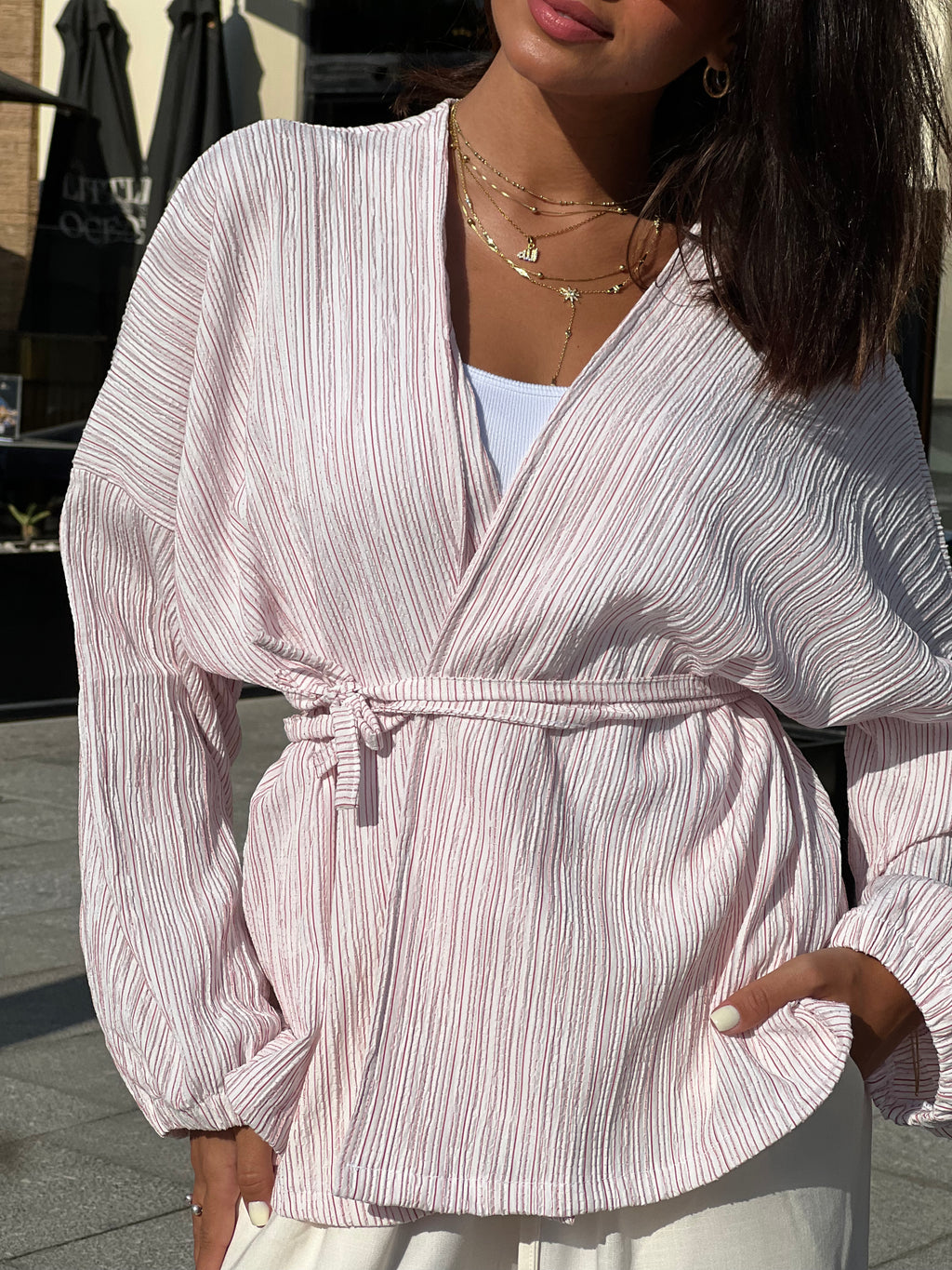 Marjan Wrap Blouse