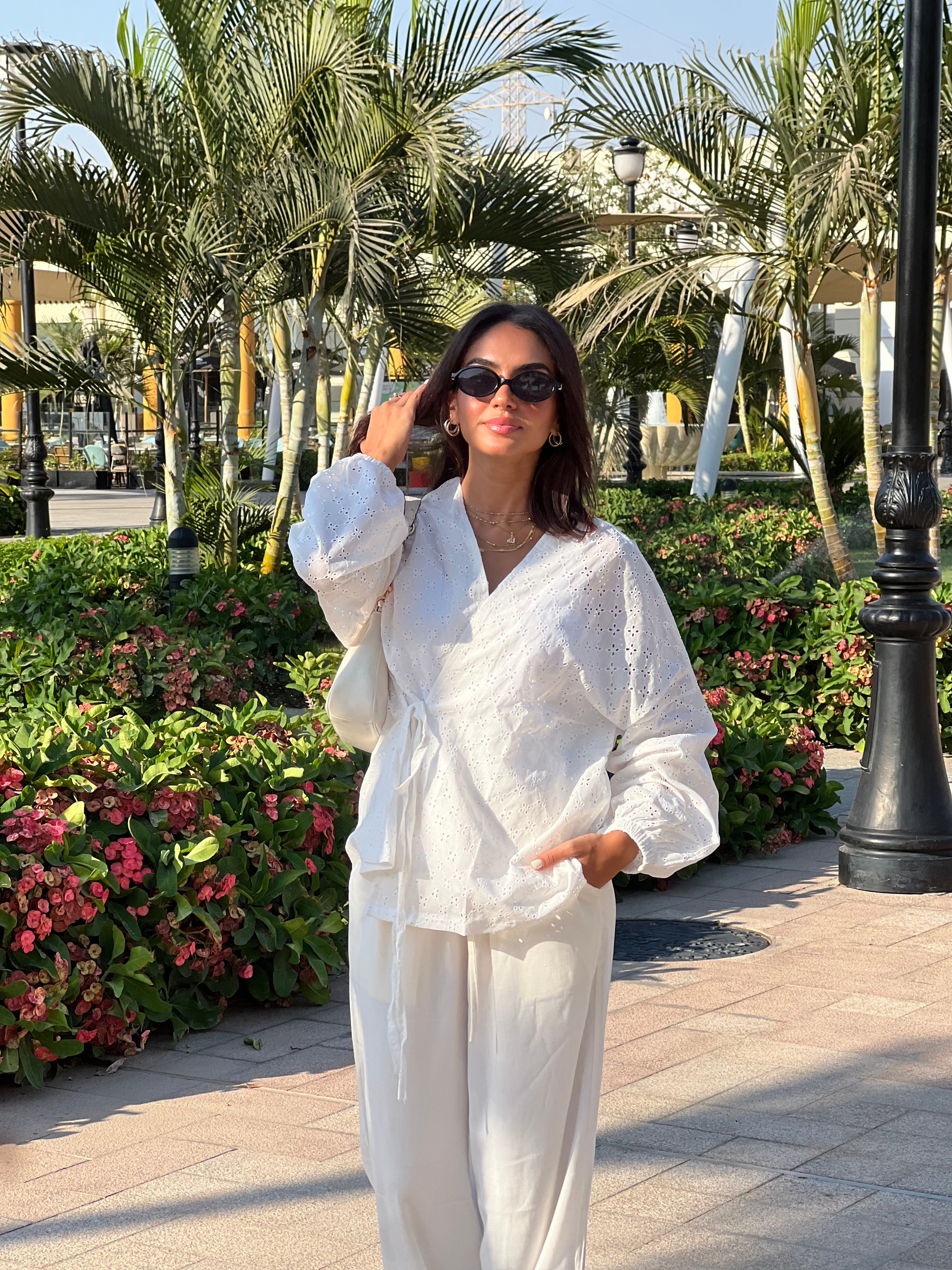 Loulou Wrap Blouse