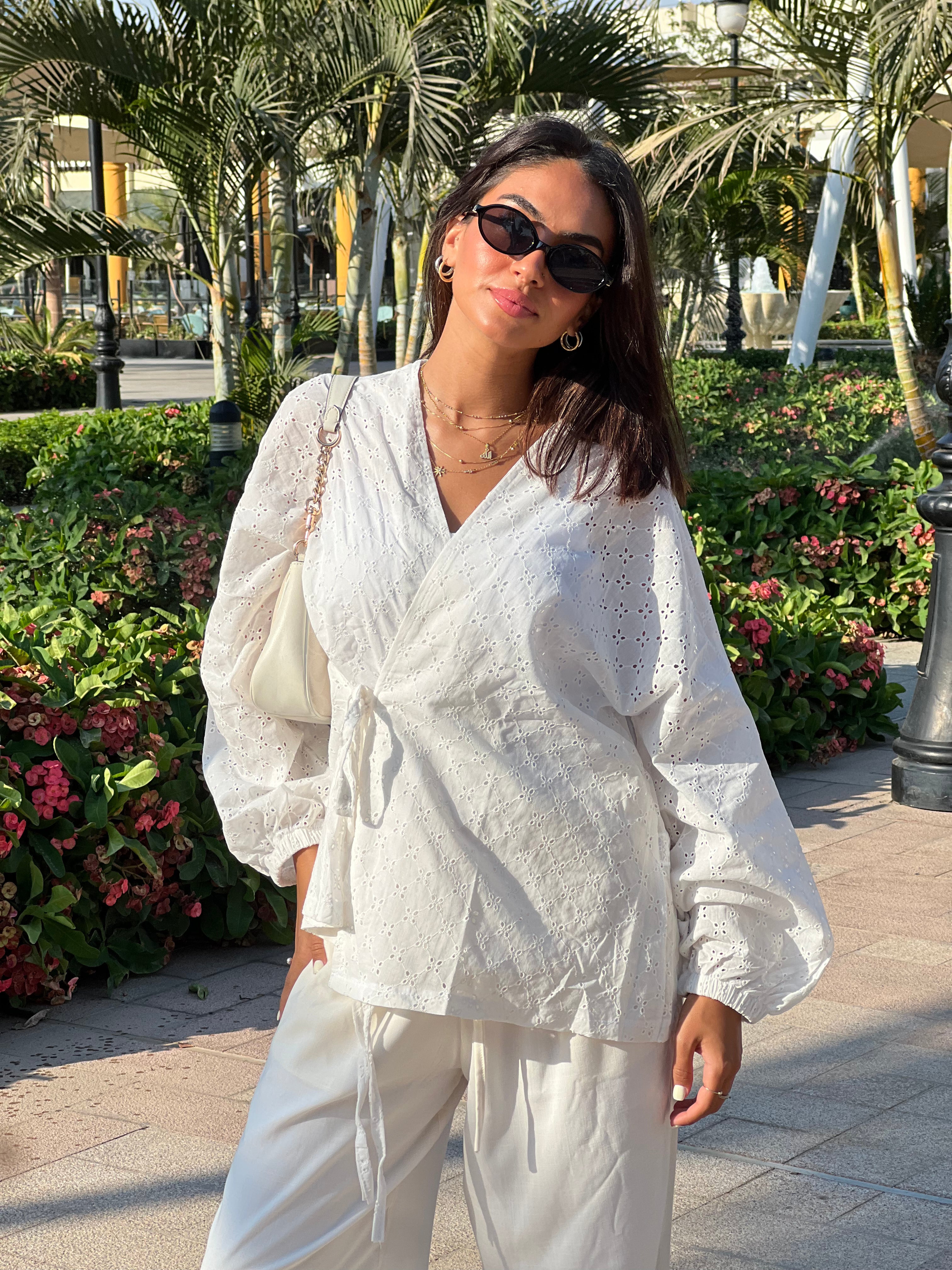 Loulou Wrap Blouse