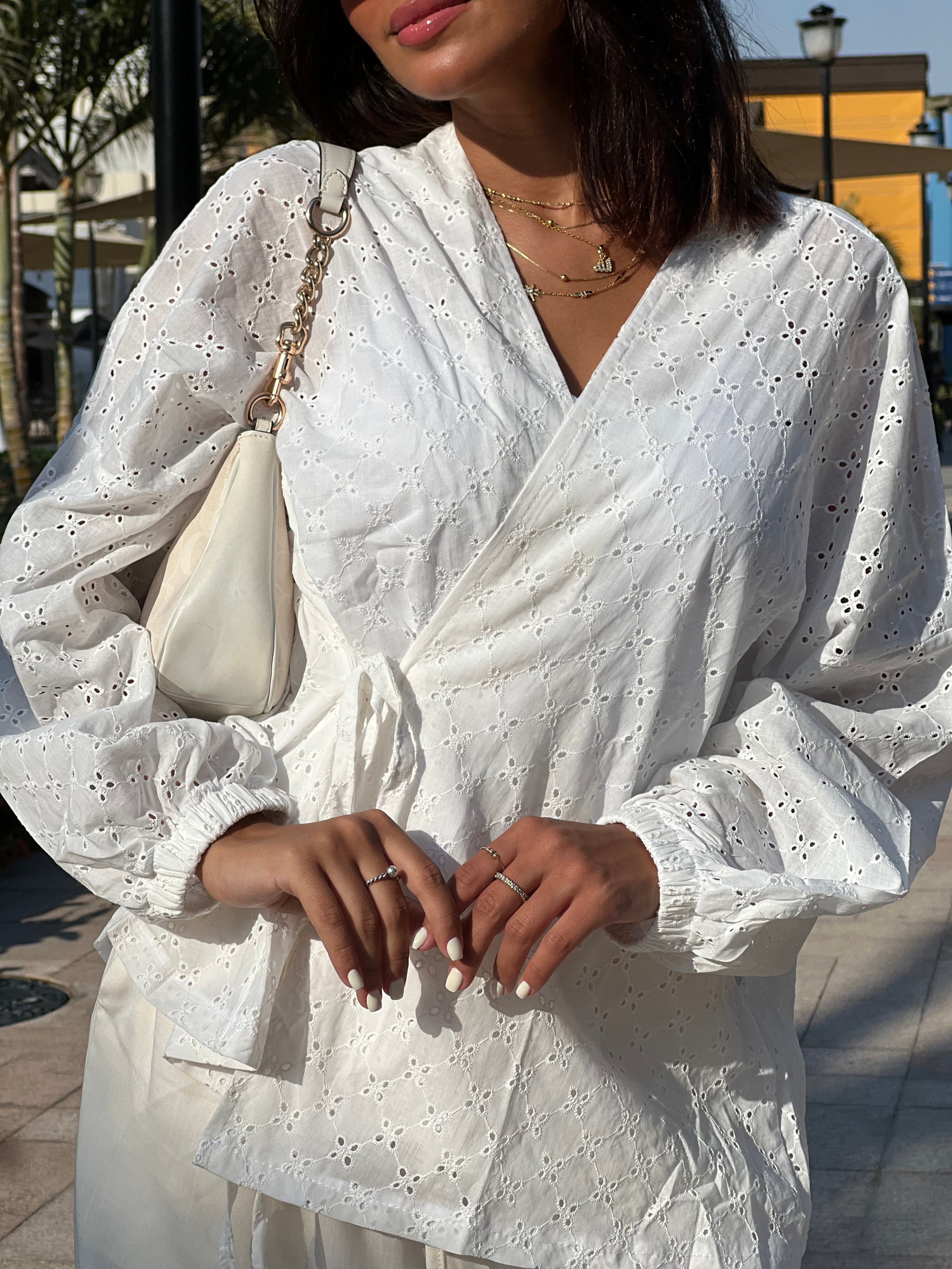 Loulou Wrap Blouse
