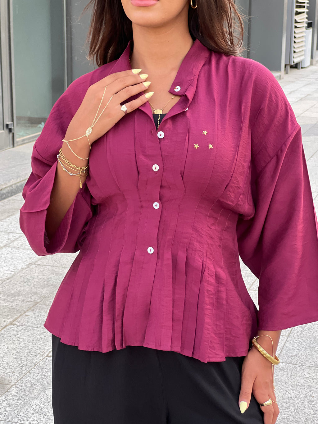 Shams Sleeved Fitted Shirt
