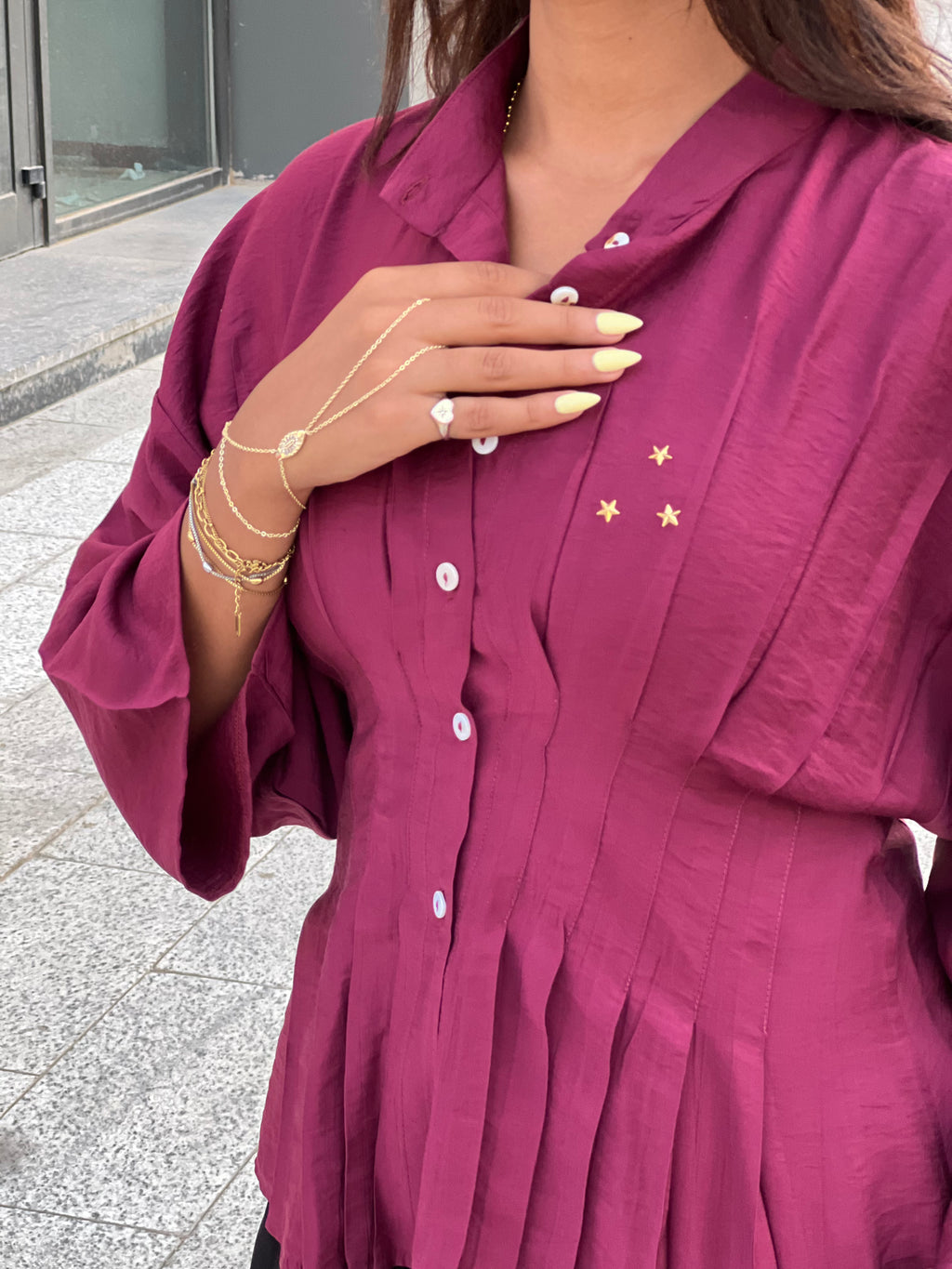 Shams Sleeved Fitted Shirt