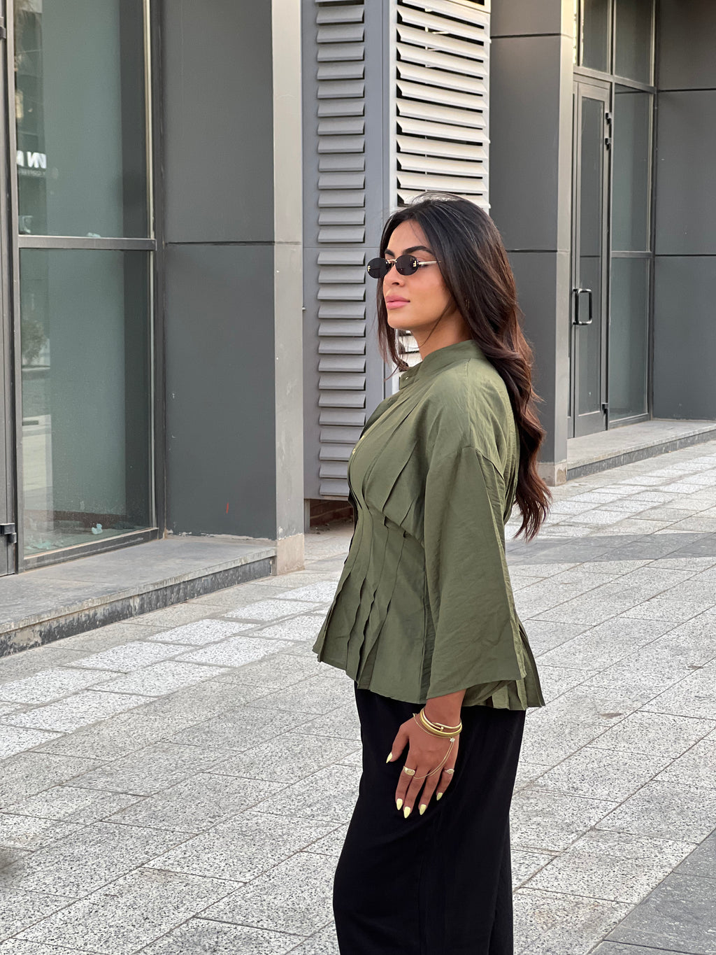 Shams Sleeved Fitted Shirt
