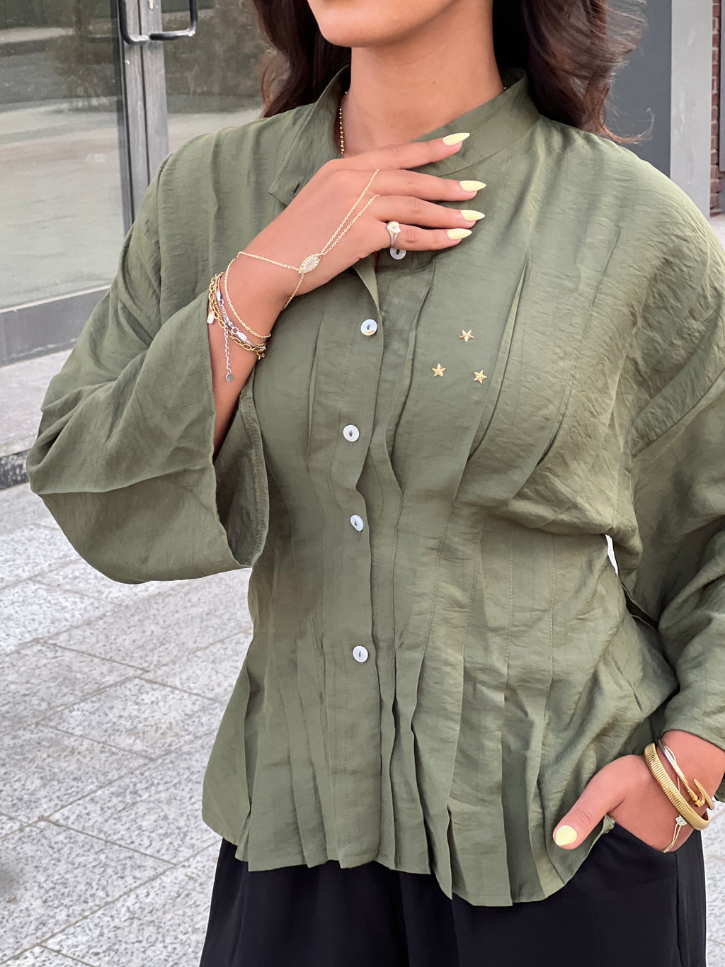 Shams Sleeved Fitted Shirt