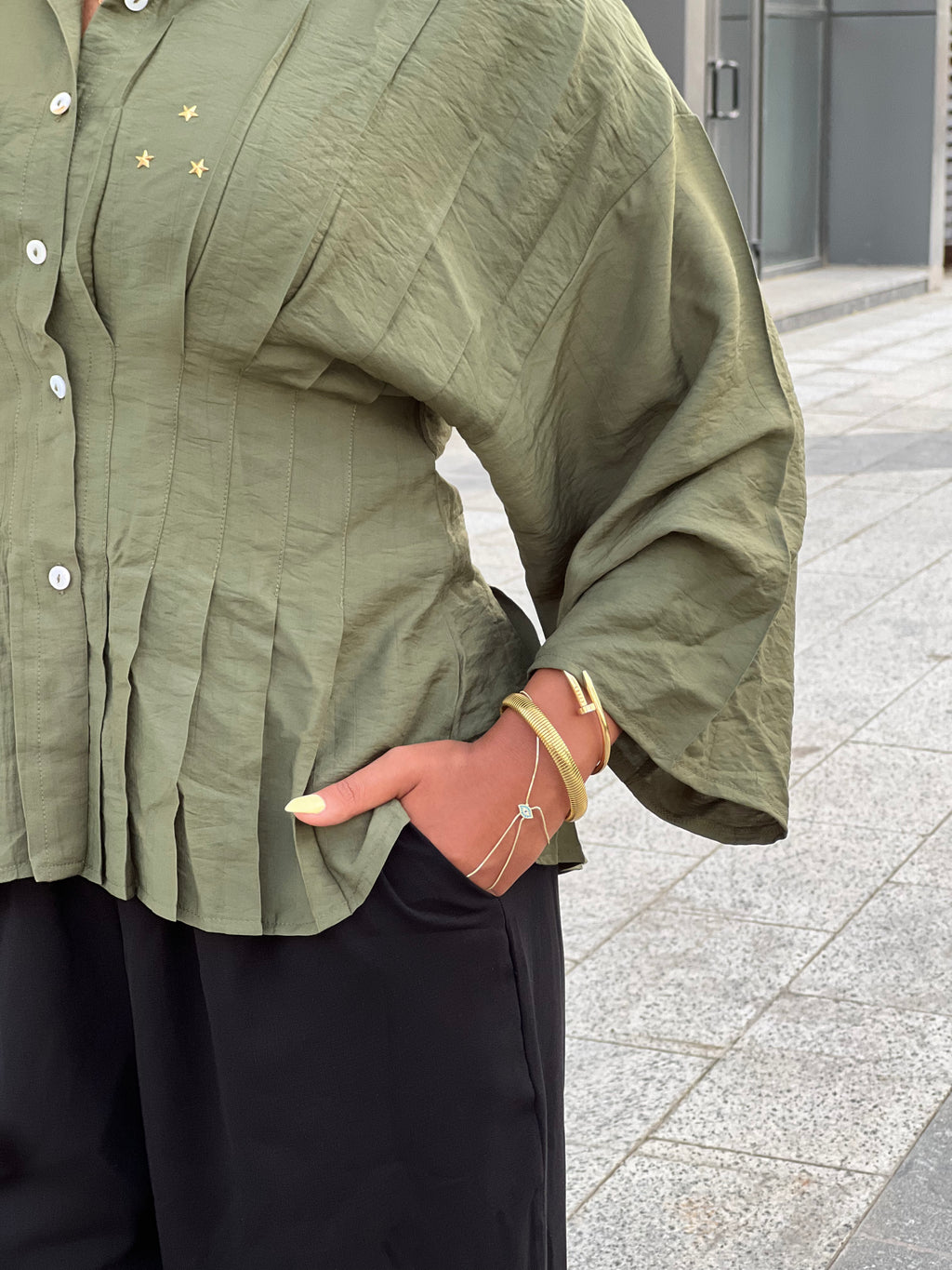 Shams Sleeved Fitted Shirt