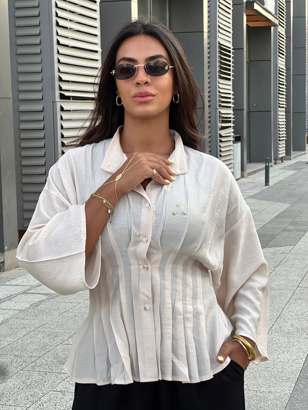 Shams Sleeved Fitted Shirt