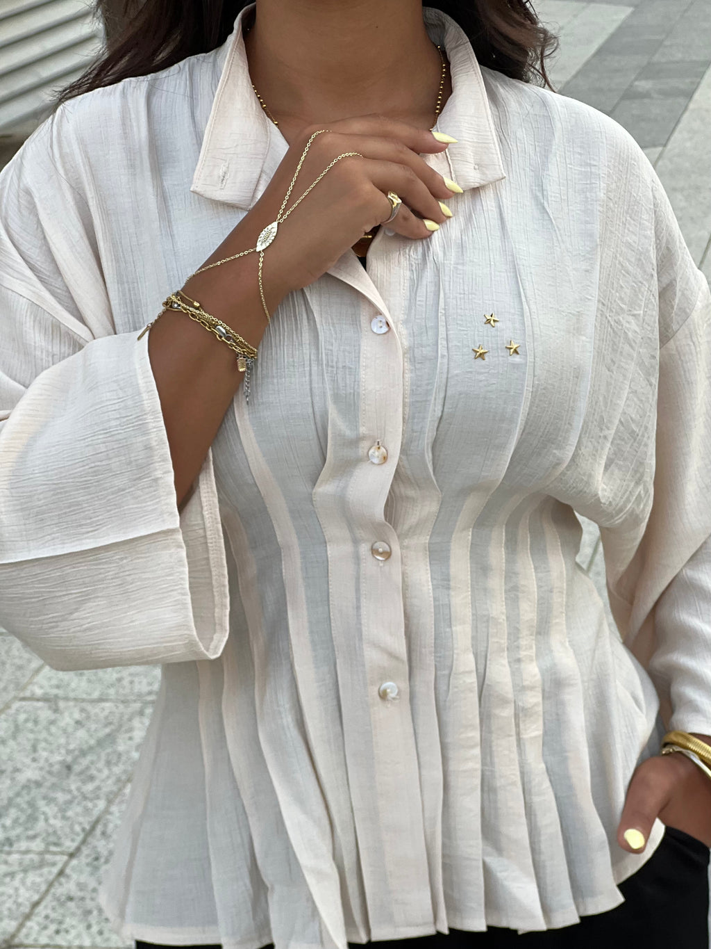 Shams Sleeved Fitted Shirt