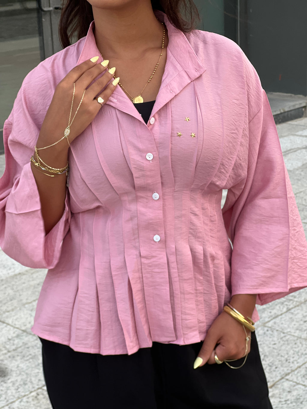 Shams Sleeved Fitted Shirt