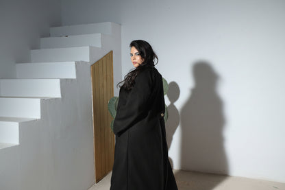 Daii Qamar Long Coat |ضَيّ قَمَر مِعْطَف طَوِيل